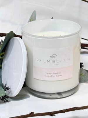 Vintage Gardenia Scented Soy Candle
