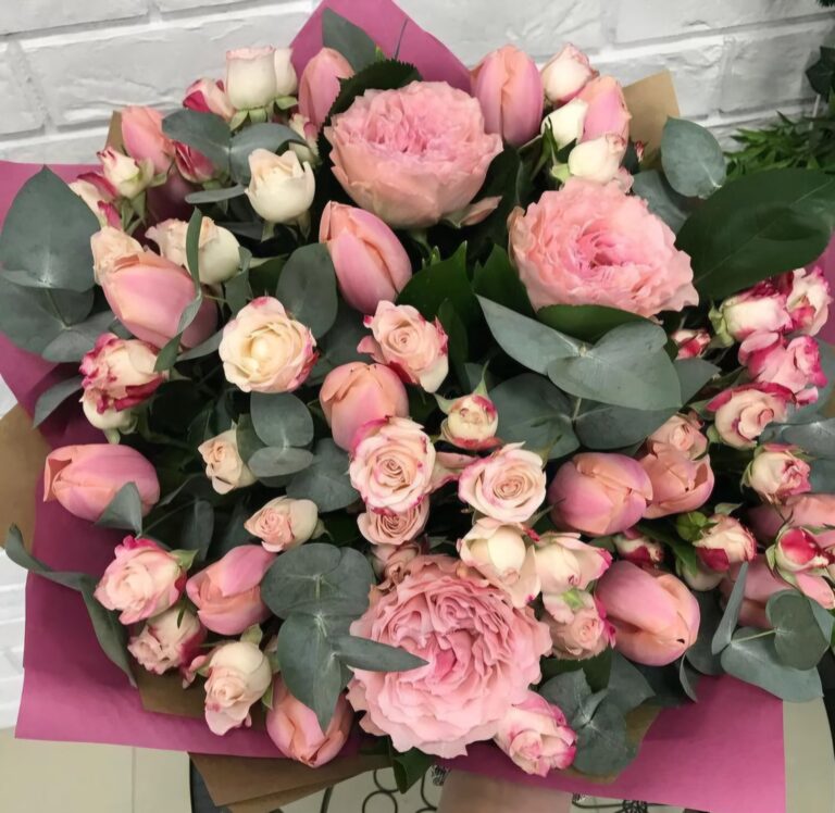 Tulips and Rose Boq