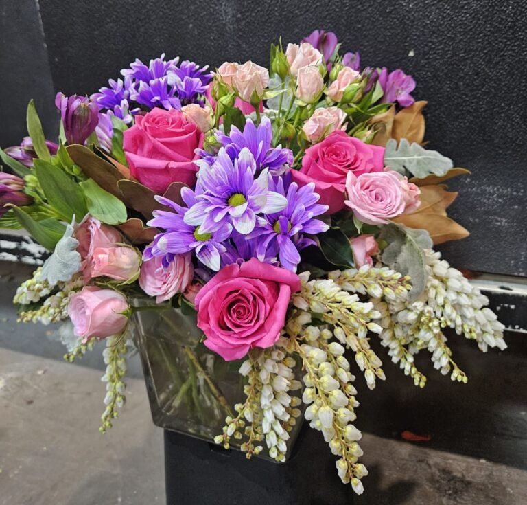 Bright charm in a Glass box